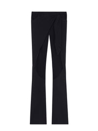 PRIX MARQUE : 120 / PANTALON 5 POCHES EN DENIM ET DRAPÉ