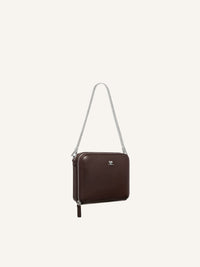 PREMIUM 8pcs NEW / SAC CLOUD CHAÎNE EN CUIR - Chocolate