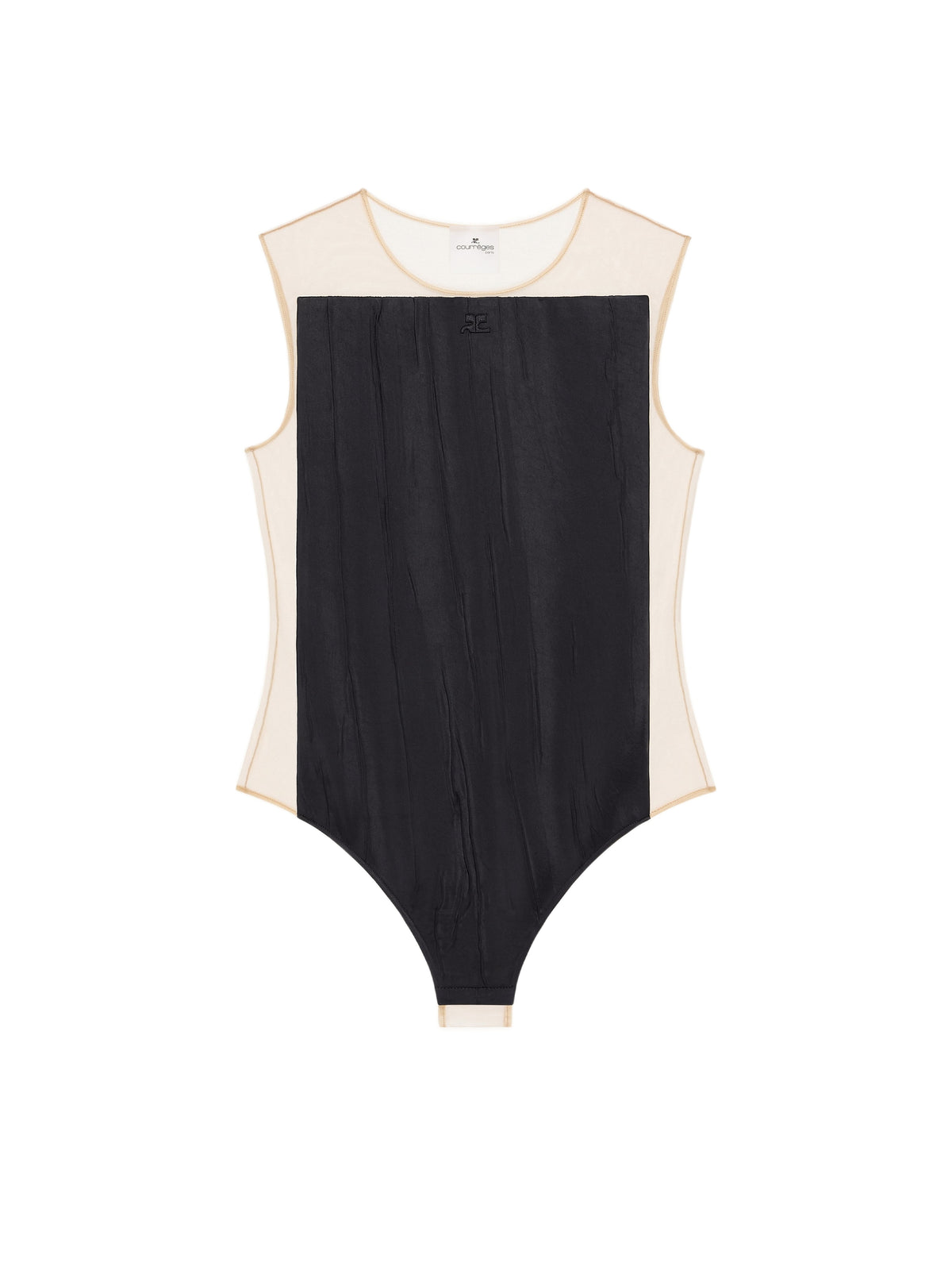 Body Illusion en satin - Black