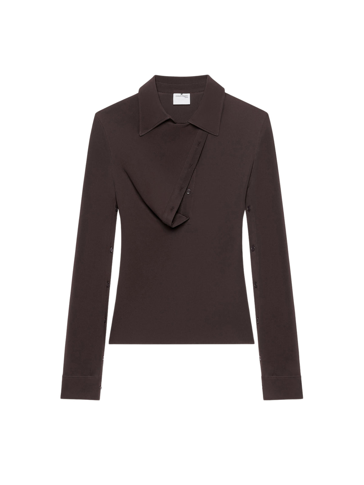 CHEMISE COL POLO OBLIQUE