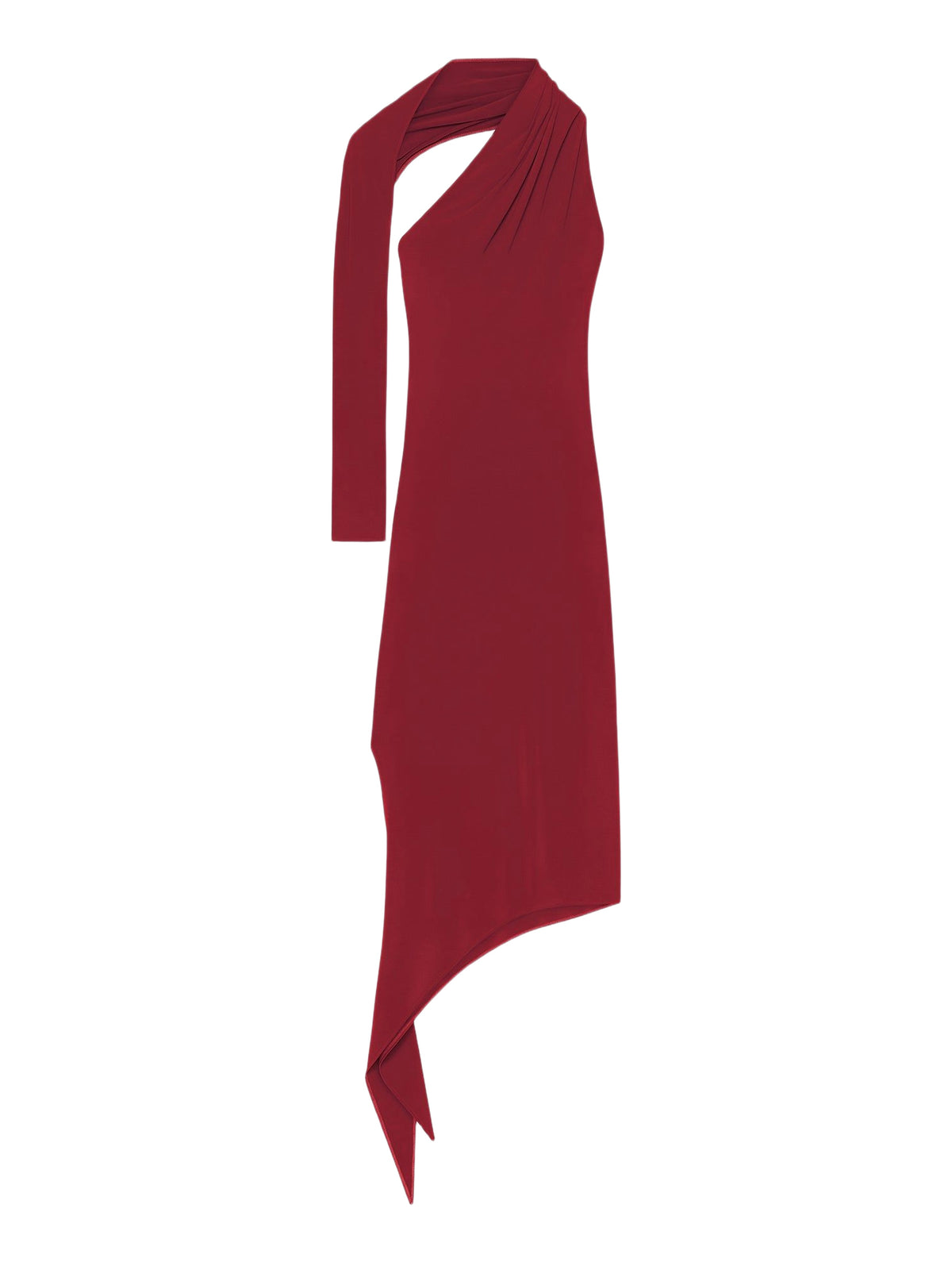 PRIX MARQUE : 150 / ROBE LONGUE SLASH EN CRÊPE