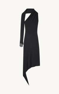 ROBE LONGUE SLASH EN CRÊPE