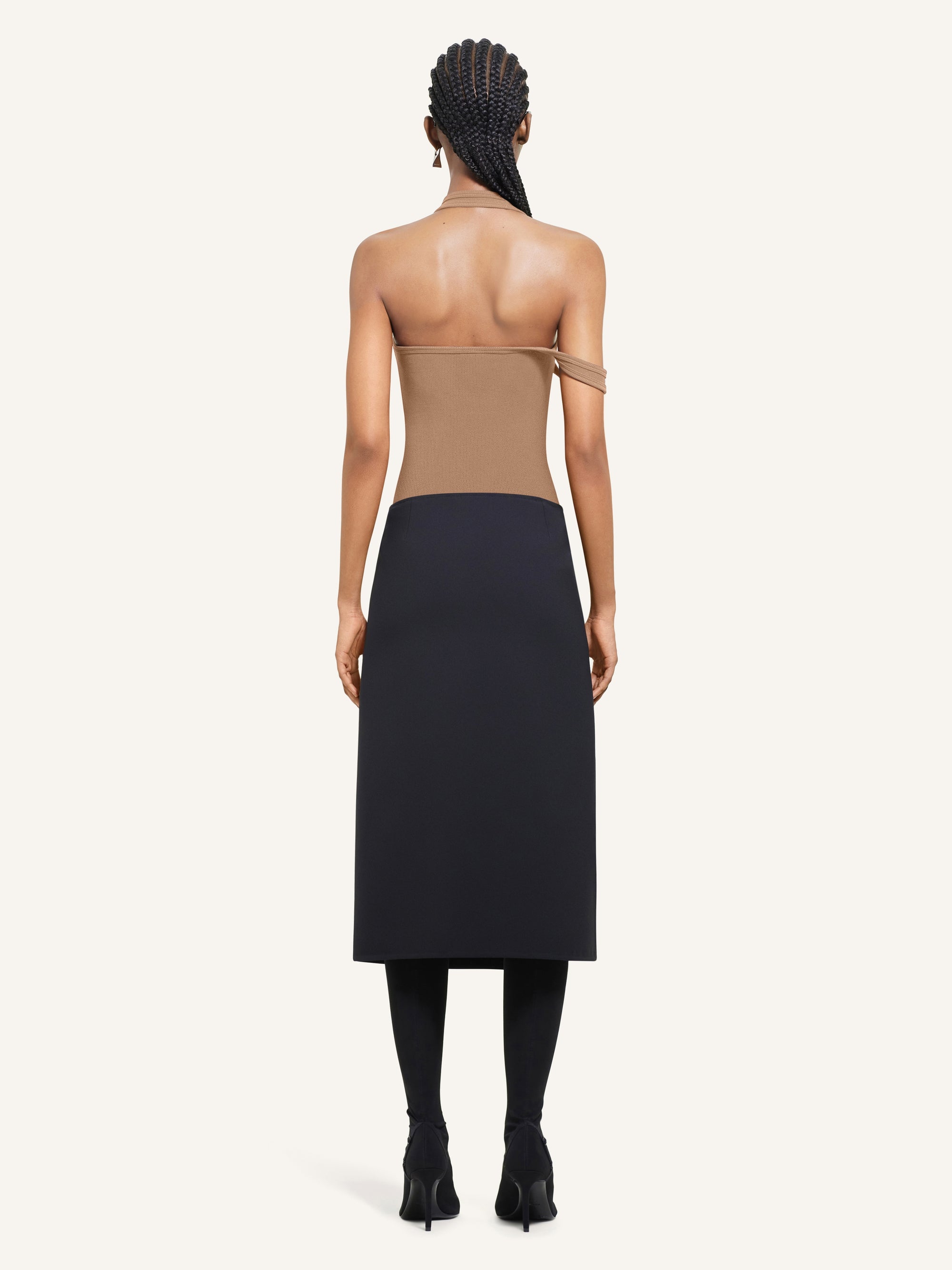 PREMIUM 48pcs NEW / DÉBARDEUR ASYMÉTRIQUE 90'S  CÔTELÉ - Dune