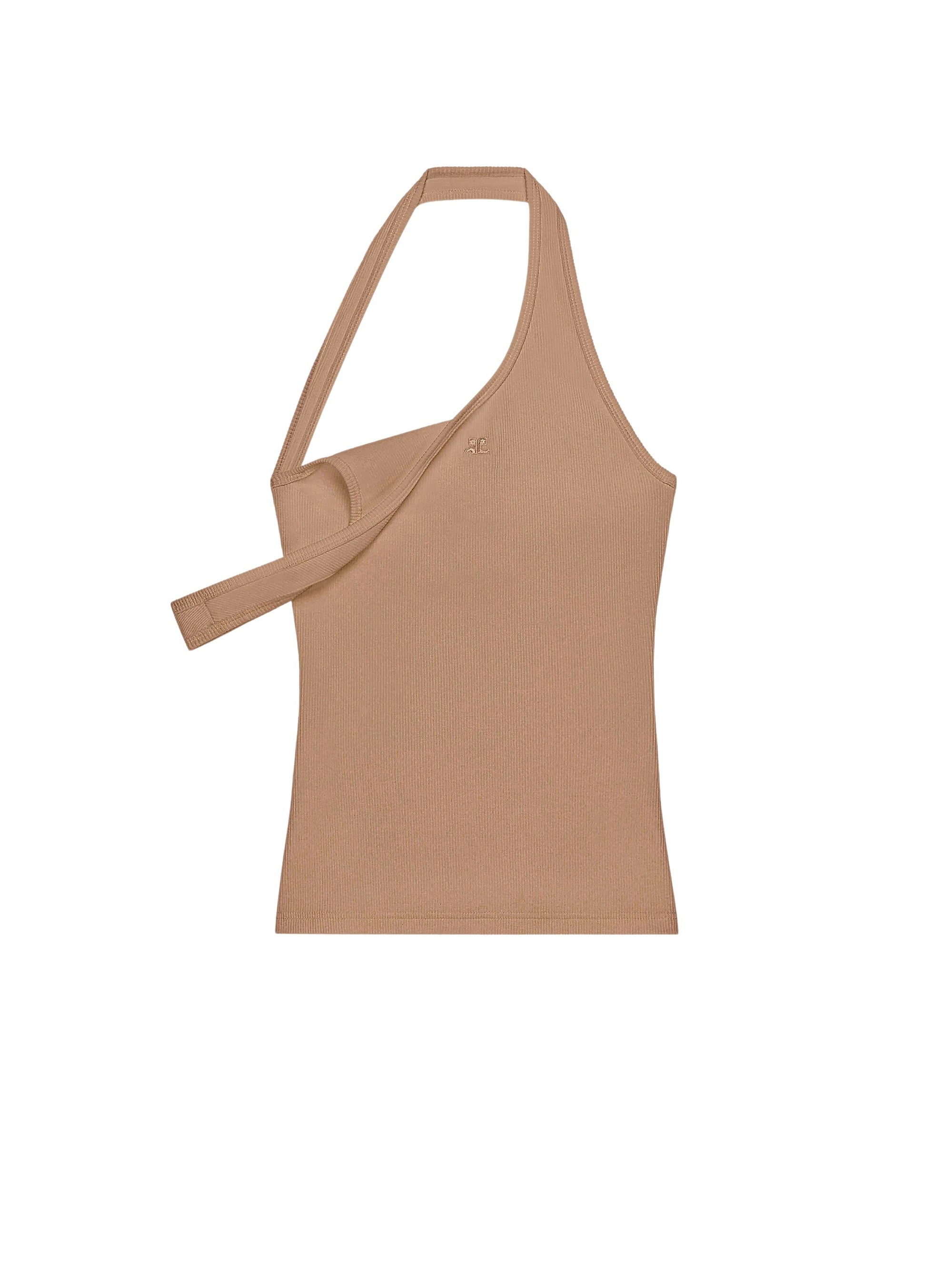PREMIUM 48pcs NEW / DÉBARDEUR ASYMÉTRIQUE 90'S  CÔTELÉ - Dune