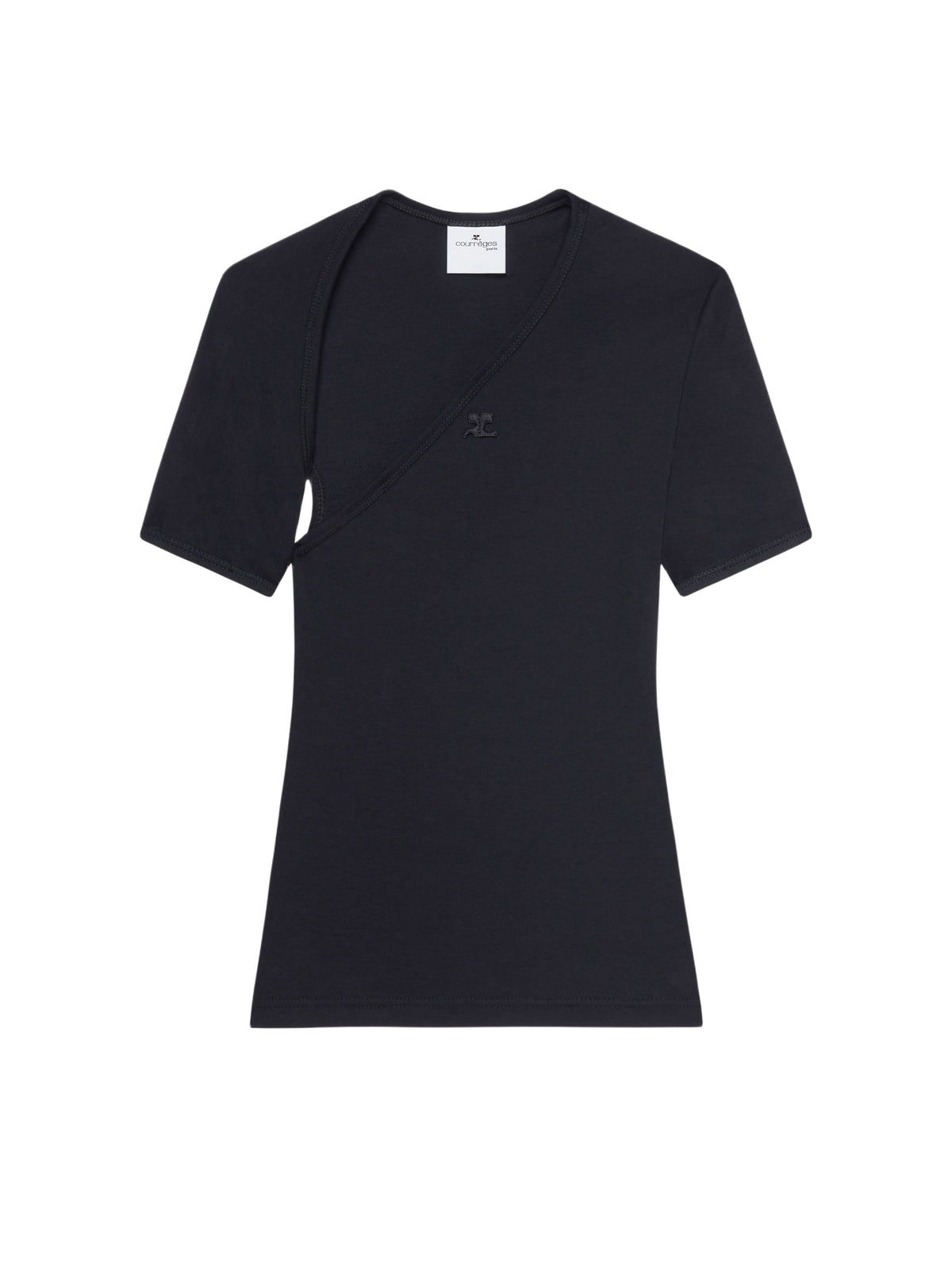T-shirt contrasté Slash - Black