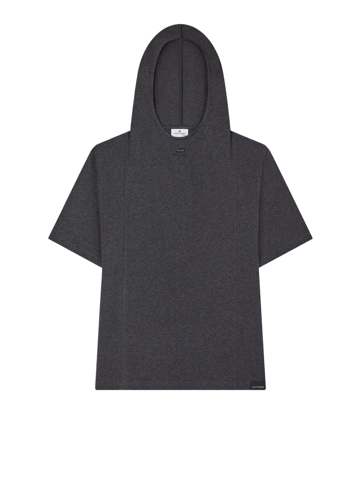 Hooded T-shirt - Dark Heather Grey