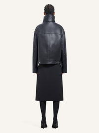 PRIX MARQUE : 860 / VESTE OVERSIZE EN CUIR