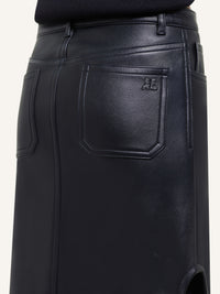 PREMIUM 3pcs NEW / JUPE LONGUE INVERSÉE EN CUIR