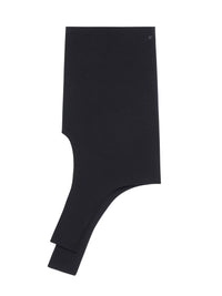Slash knitted skirt - Black