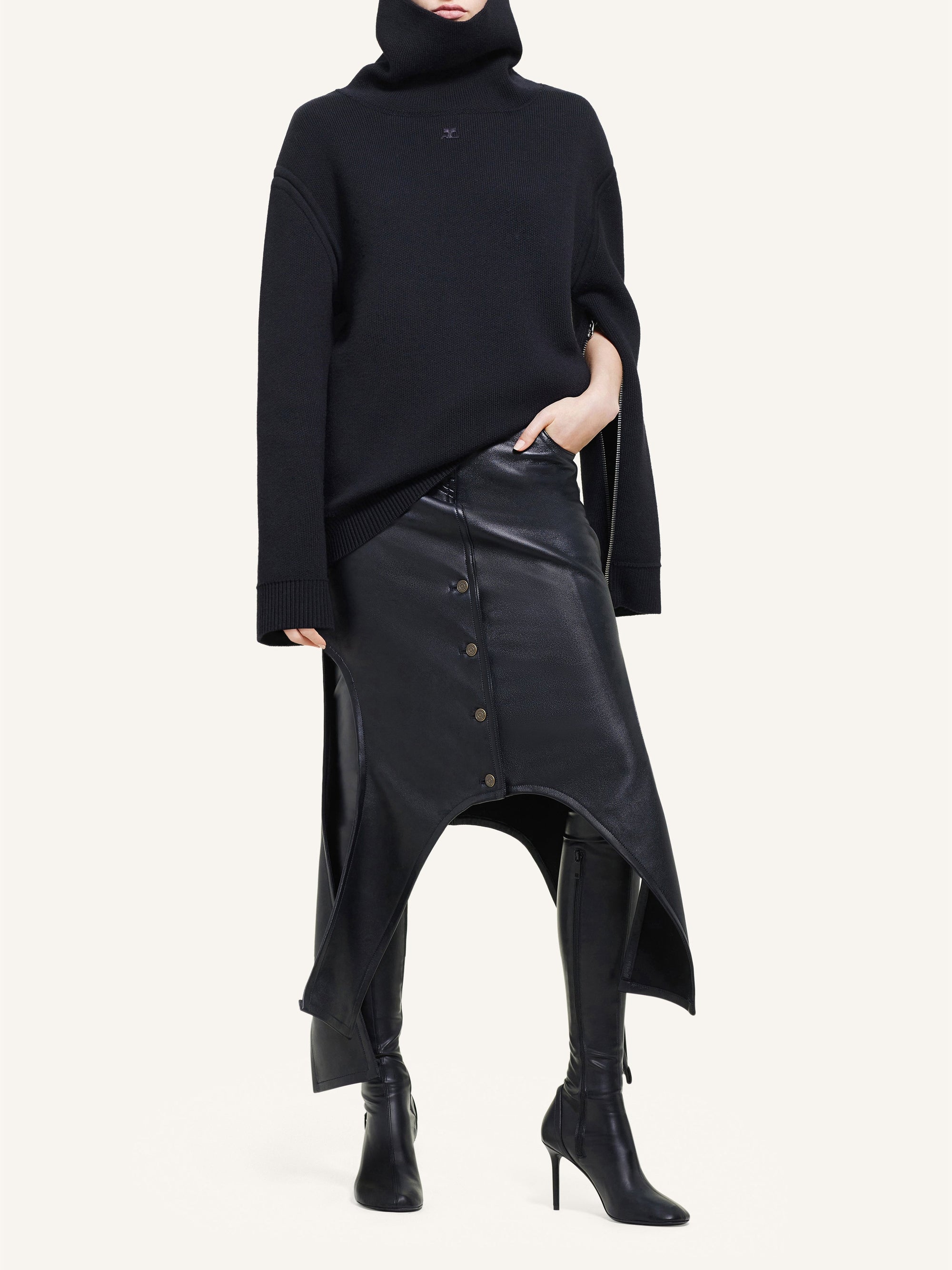 PREMIUM 20pcs NEW / COL CHEMINÉ OVERSIZE EN MAILLE