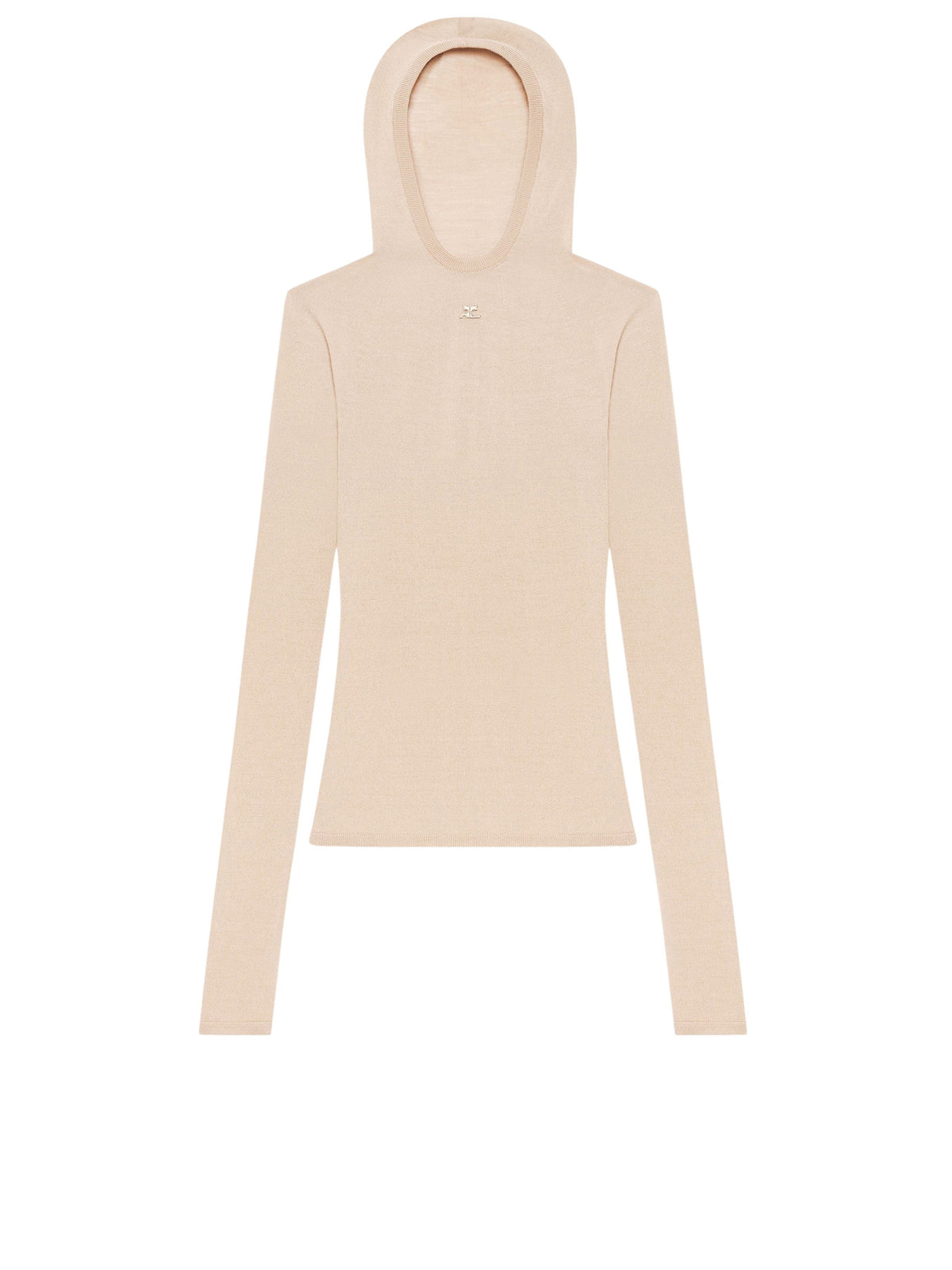 PULL À CAPUCHE EN  MAILLE FINE