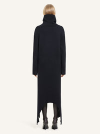 ROBE À PANS EN MAILLE