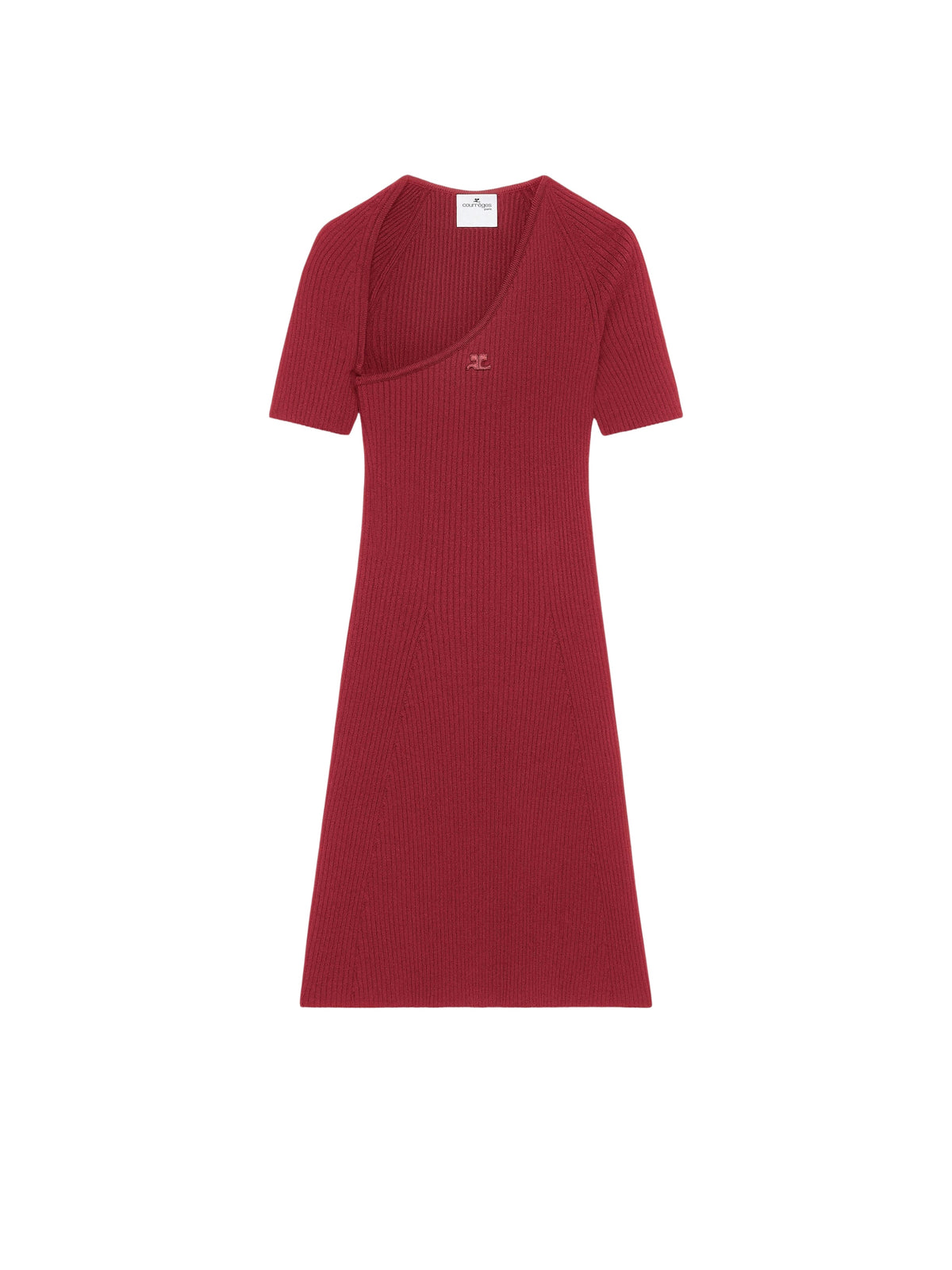 PRIX MARQUE : 120 / MINI ROBE SLASH EN MAILLE