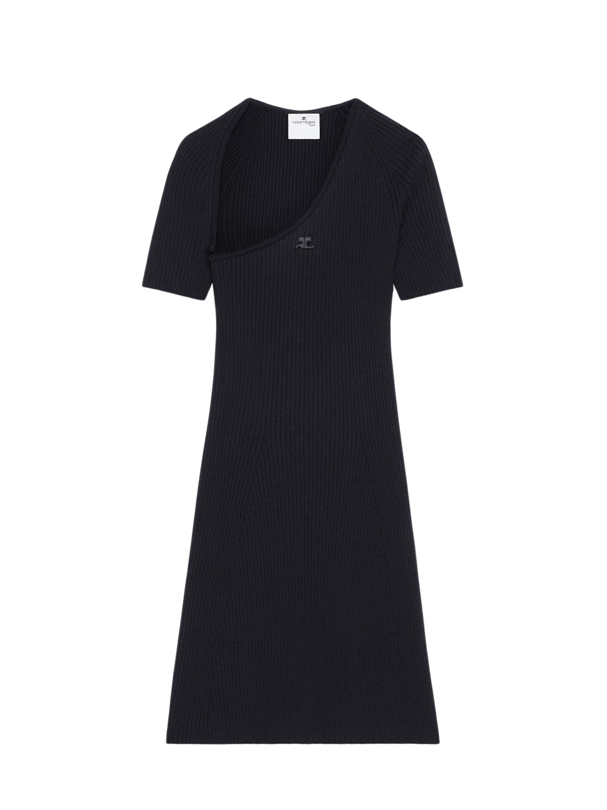 PRIX MARQUE : 120 / MINI ROBE SLASH EN MAILLE