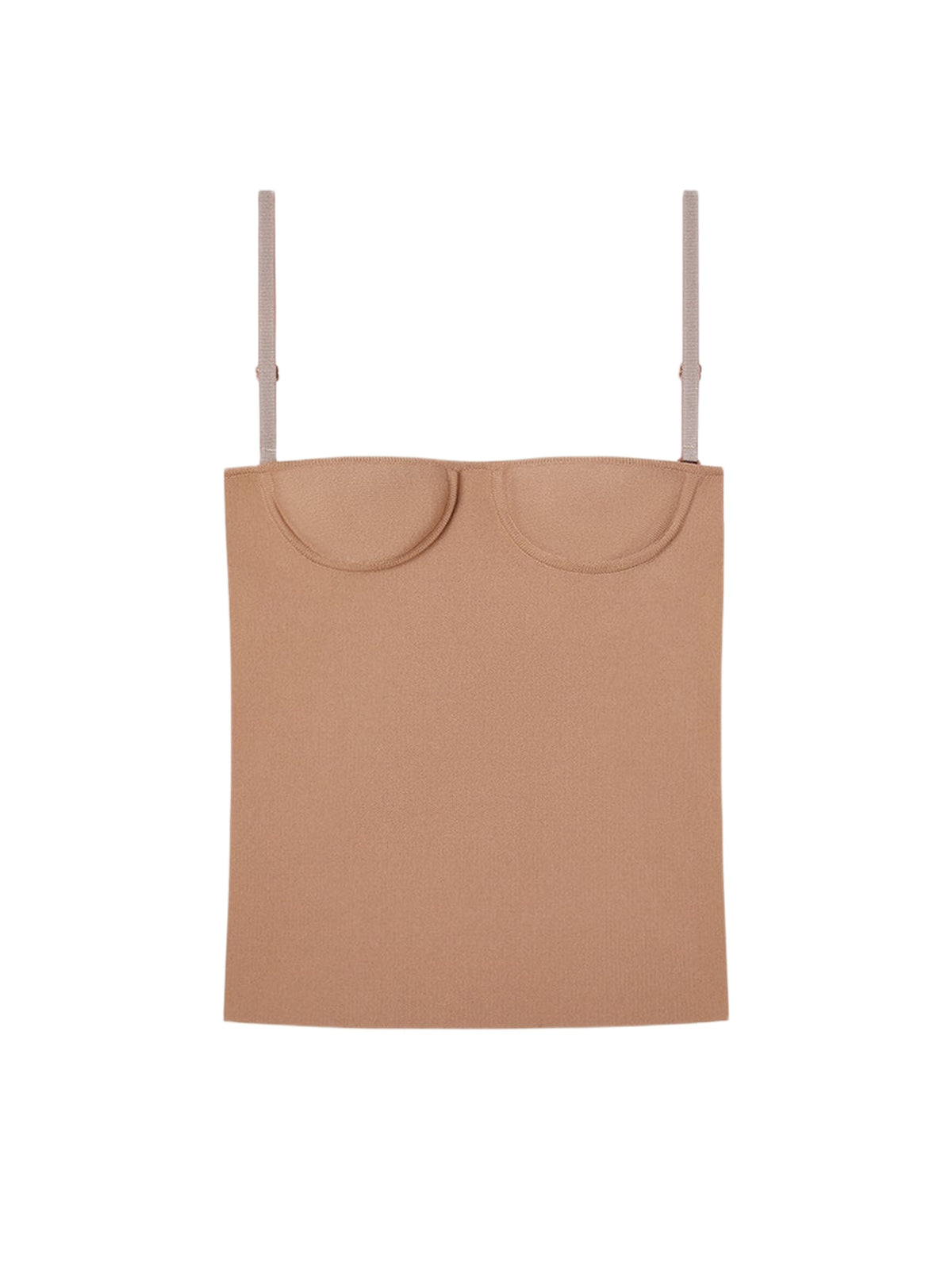 Top lingerie interlock - Noisette
