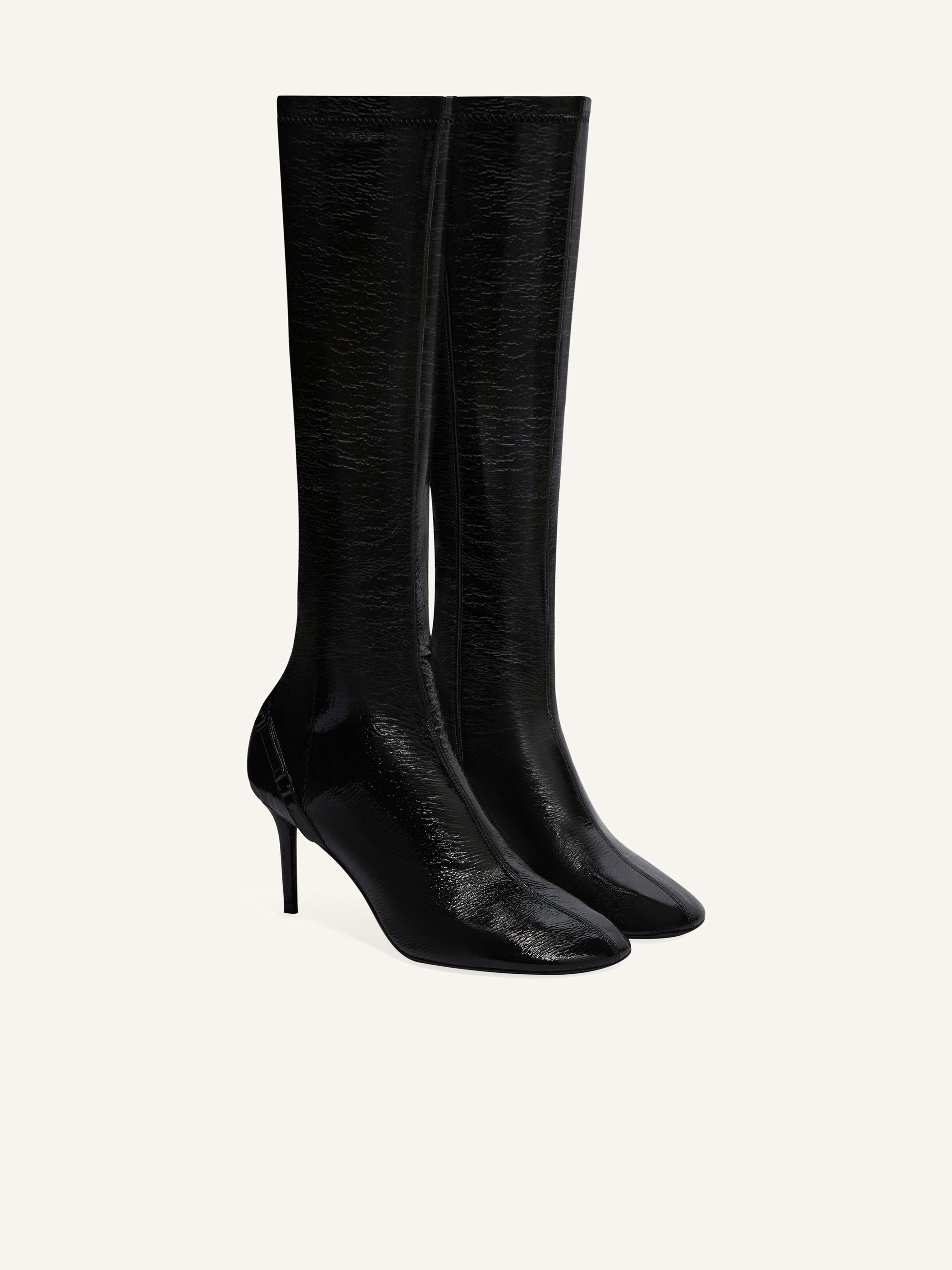 PREMIUM 28pcs NEW / BOTTES OBLIQUE EN VINYLE - Black