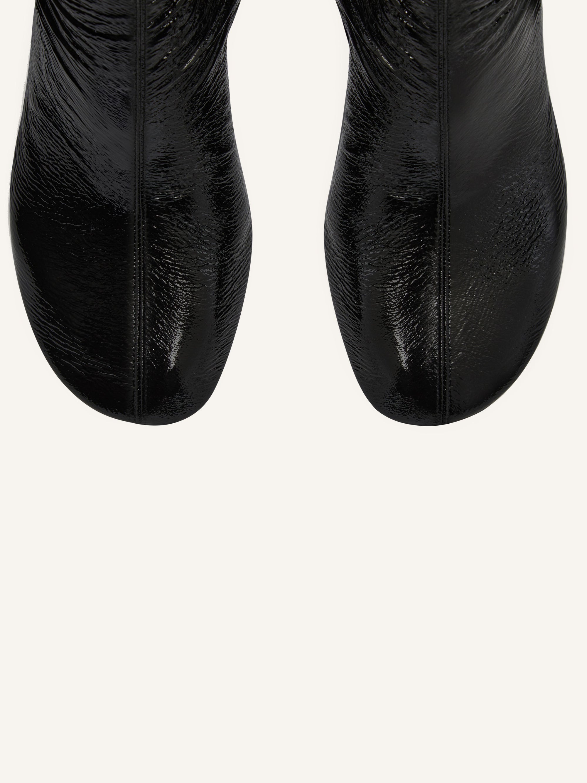 PREMIUM 28pcs NEW / BOTTES OBLIQUE EN VINYLE - Black