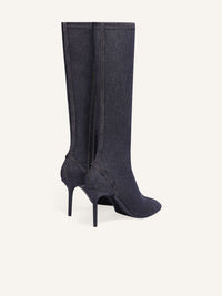PREMIUM 50pcs NEW / BOTTES OBLIQUE EN DENIM - Dark Heather Grey