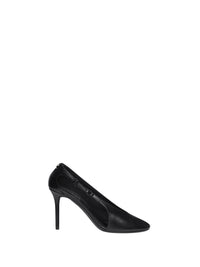 PREMIUM 47pcs NEW / ESCARPINS OBLIQUE EN CUIR - Black