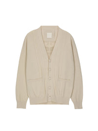 V-NECK CARDIGAN WITH POCKETS