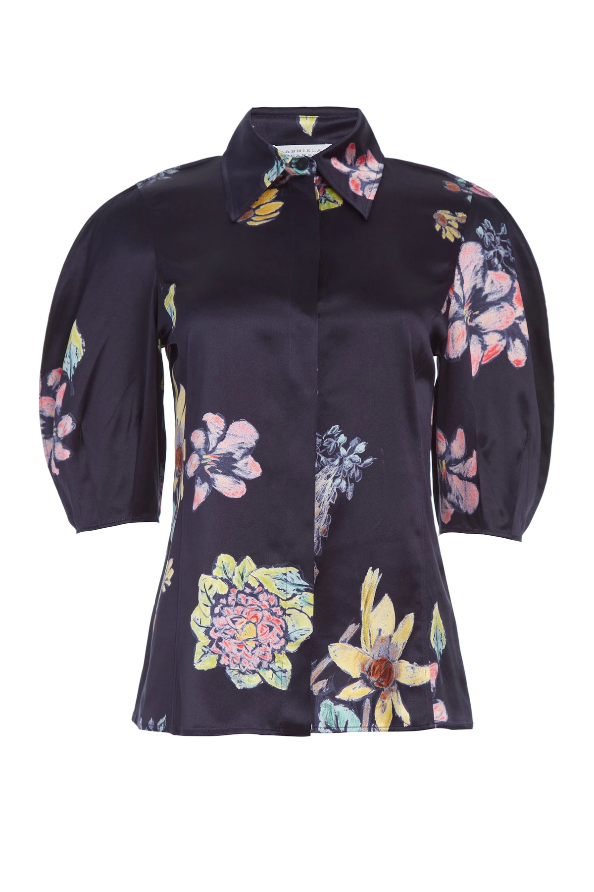 Sansi Top en bleu multicolore flowers for gabi