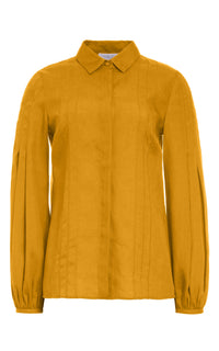 Golden Birch / Blouse Inga en lin - Golden Birch