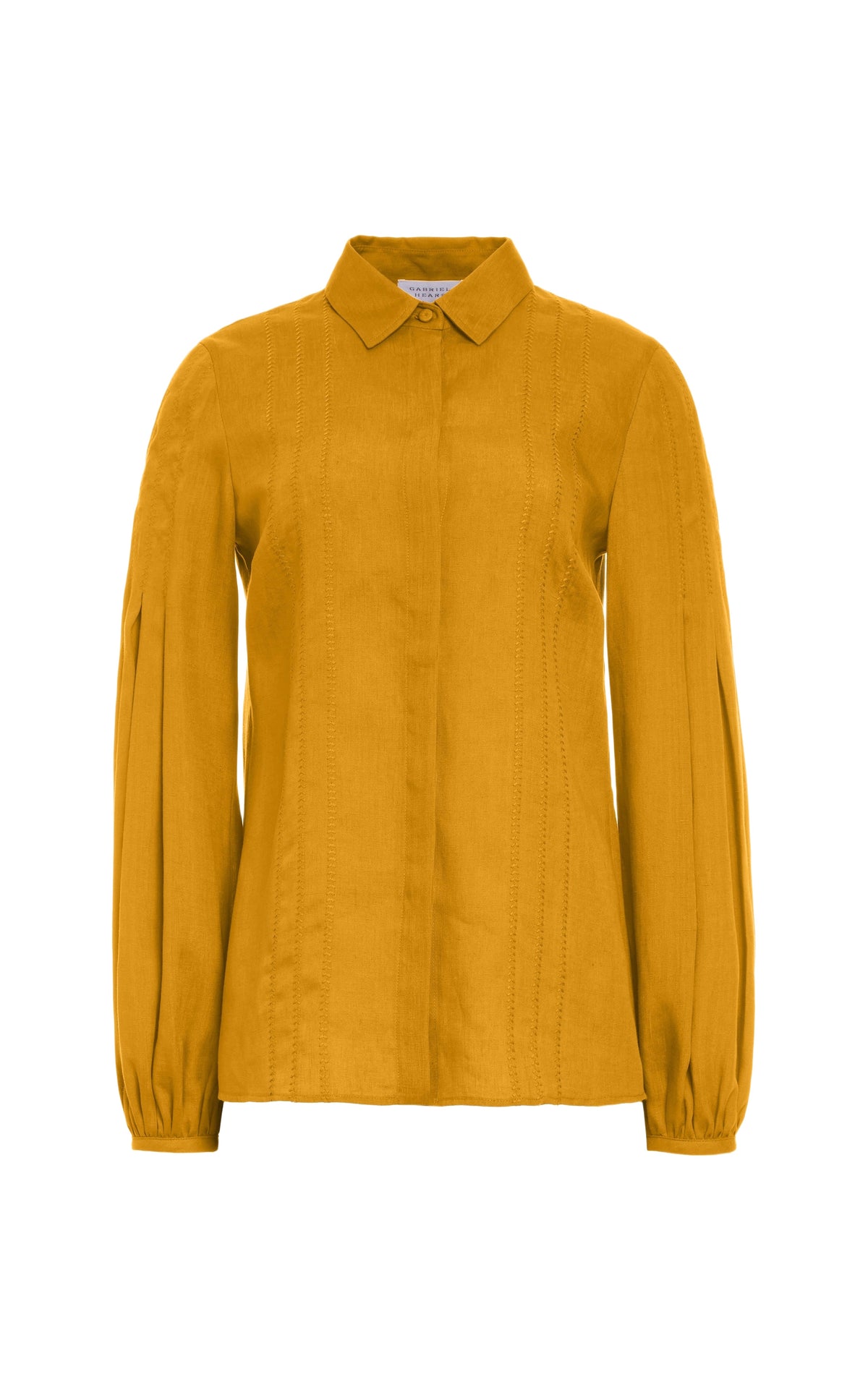 Golden Birch / Blouse Inga en lin - Golden Birch