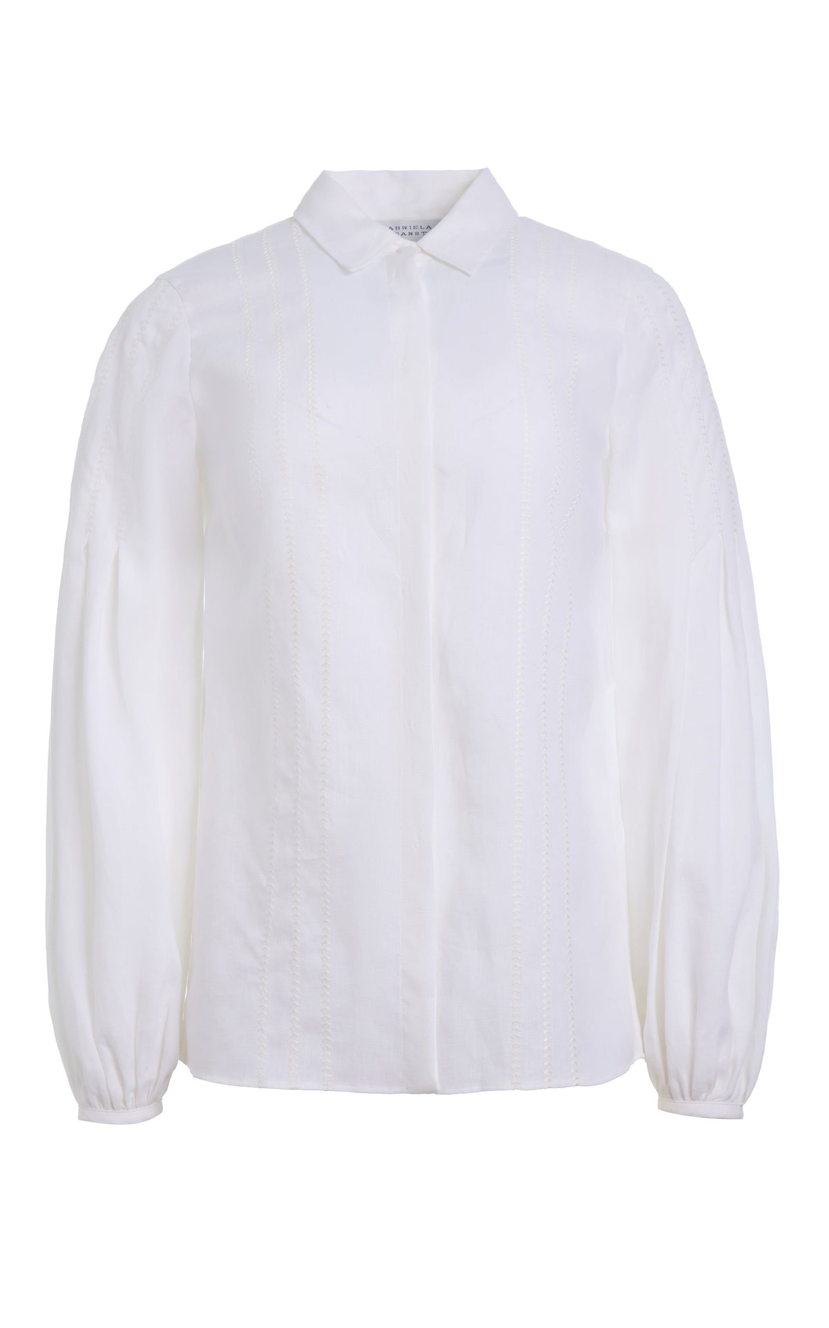 White / Blouse Inga en lin - White