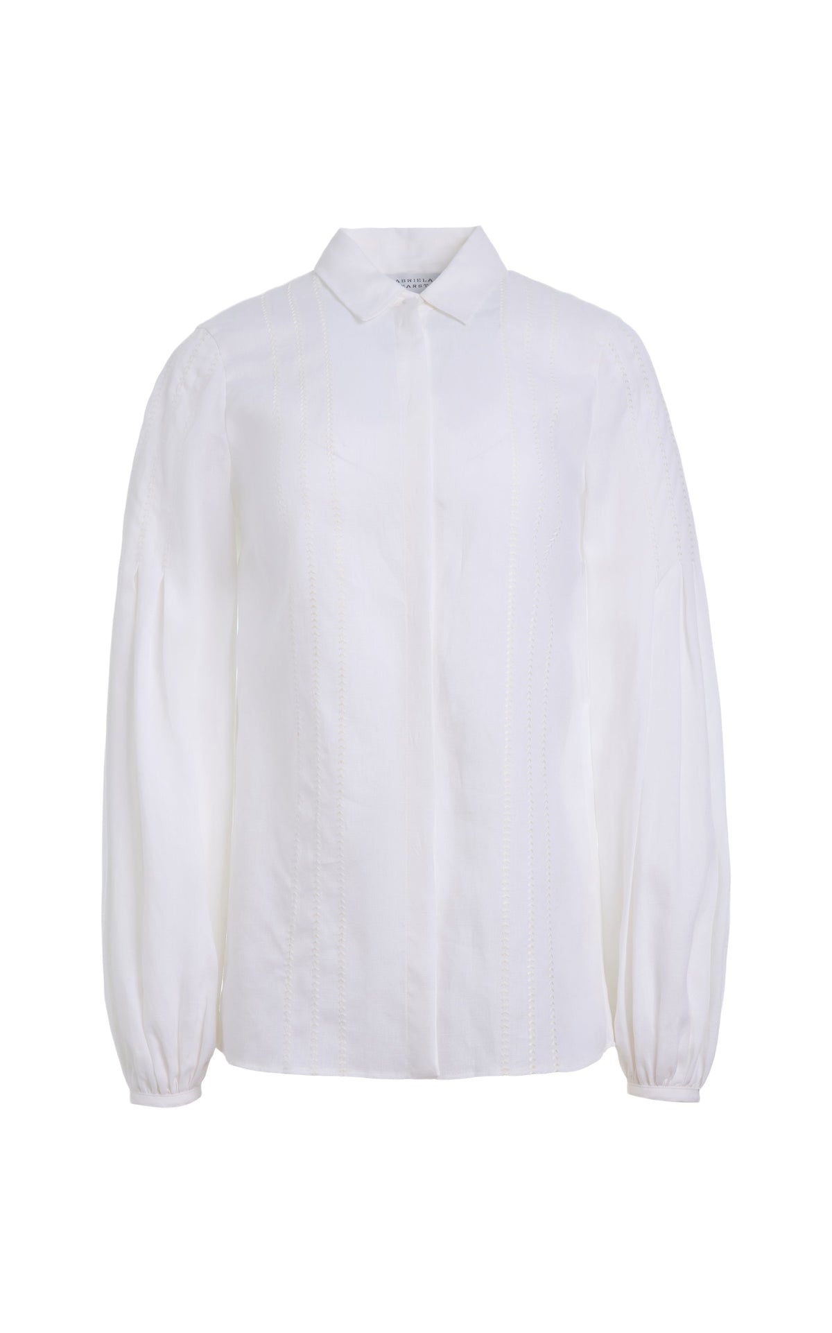 White / Blouse Inga en lin - White