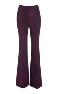 Bordeaux / Pantalon Rhein en laine - Bordeaux