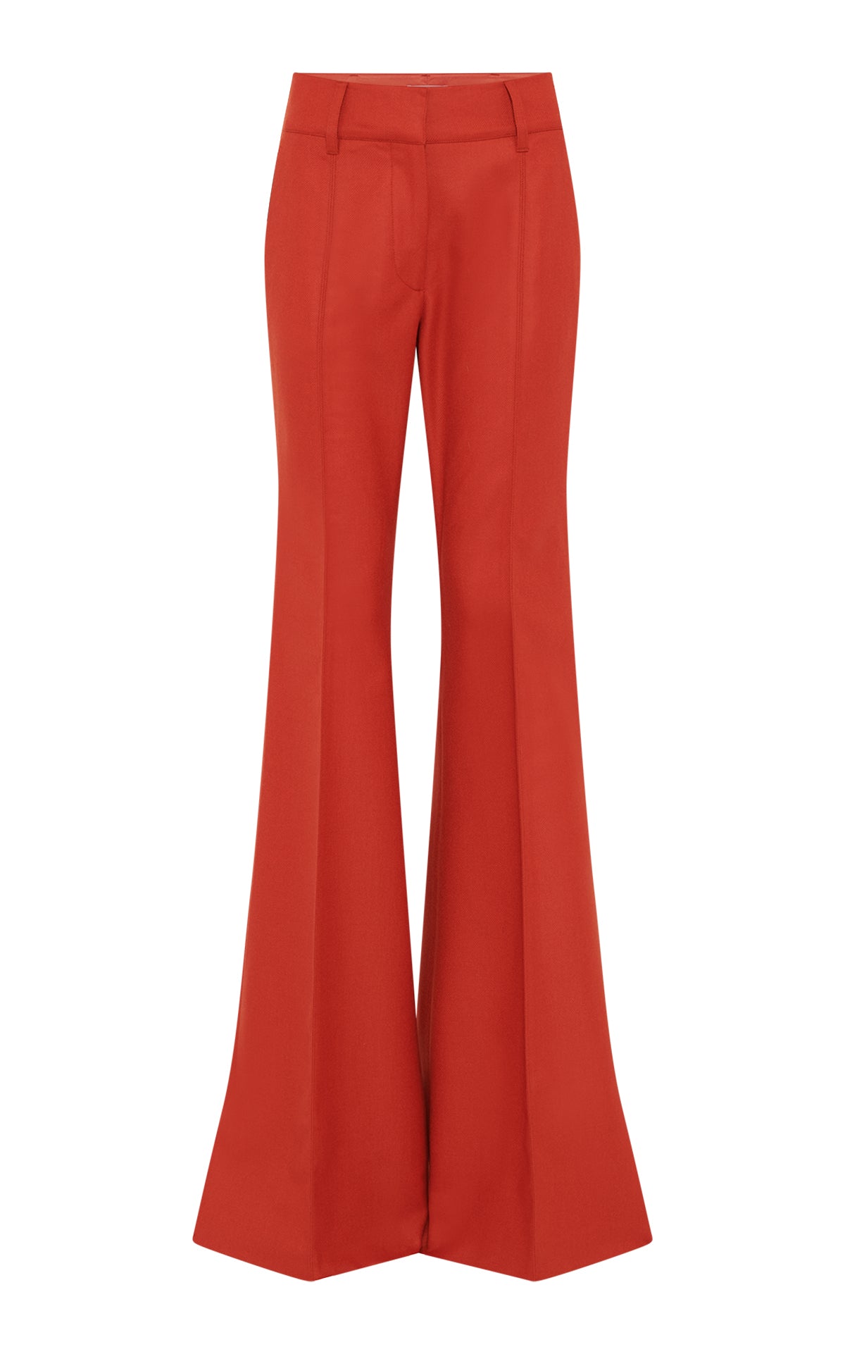 Rhein Pant en orange antilope heavy lin sergé