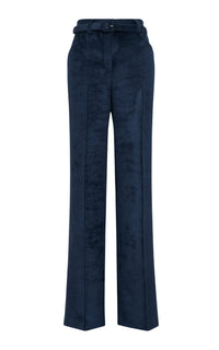 Norman silk trousers - Cobalt