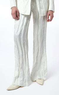 Ivory / Pantalon Norman en soie - Ivory