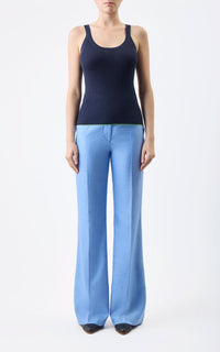 Cobalt / Pantalon Vesta en lin - Cobalt