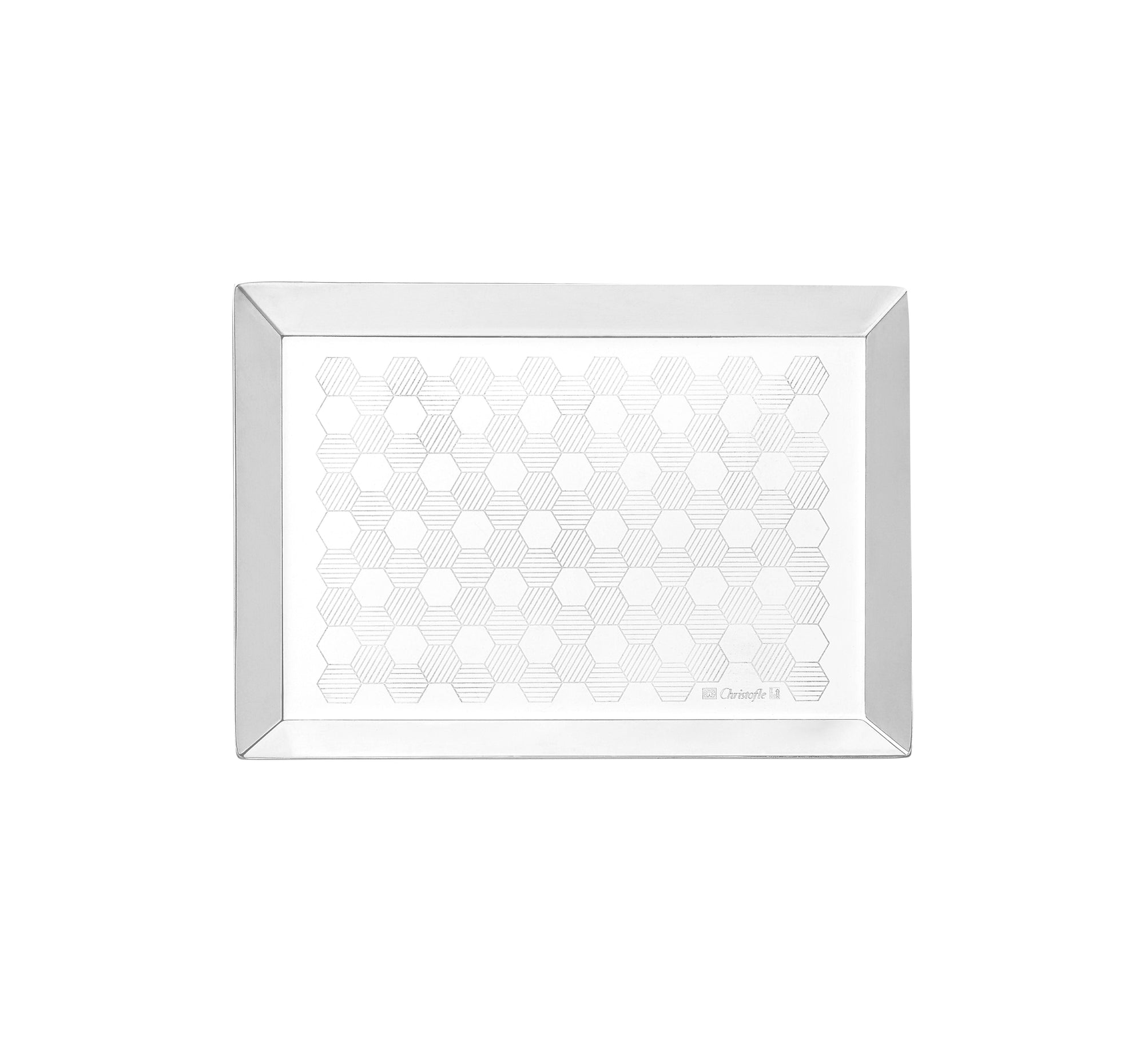 Business card trays - Argent Plaqué