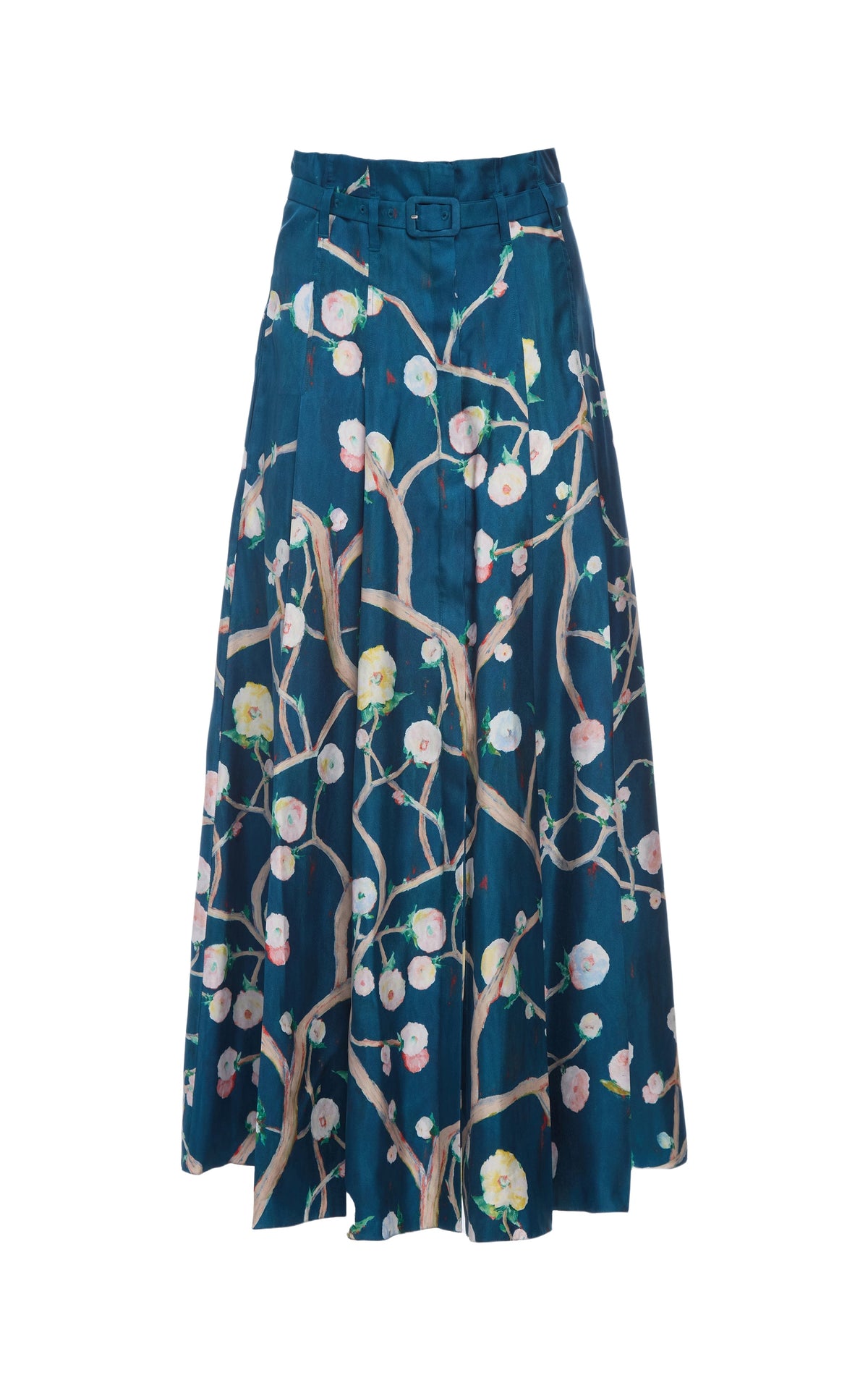 Blue Multi / Jupe Dugald en soie - Blue Multi