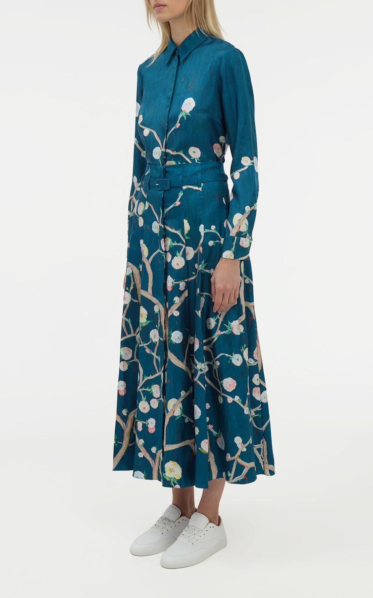Blue Multi / Jupe Dugald en soie - Blue Multi