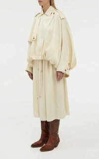 Ivory / Jupe Chiara en lin - Ivory