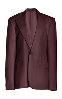 Bordeaux / Veste blazer Leiva en laine - Bordeaux