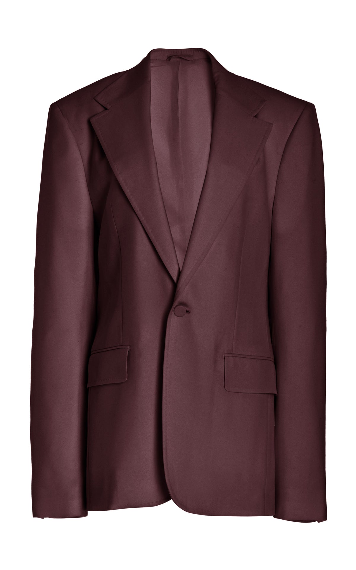 Bordeaux / Veste blazer Leiva en laine - Bordeaux