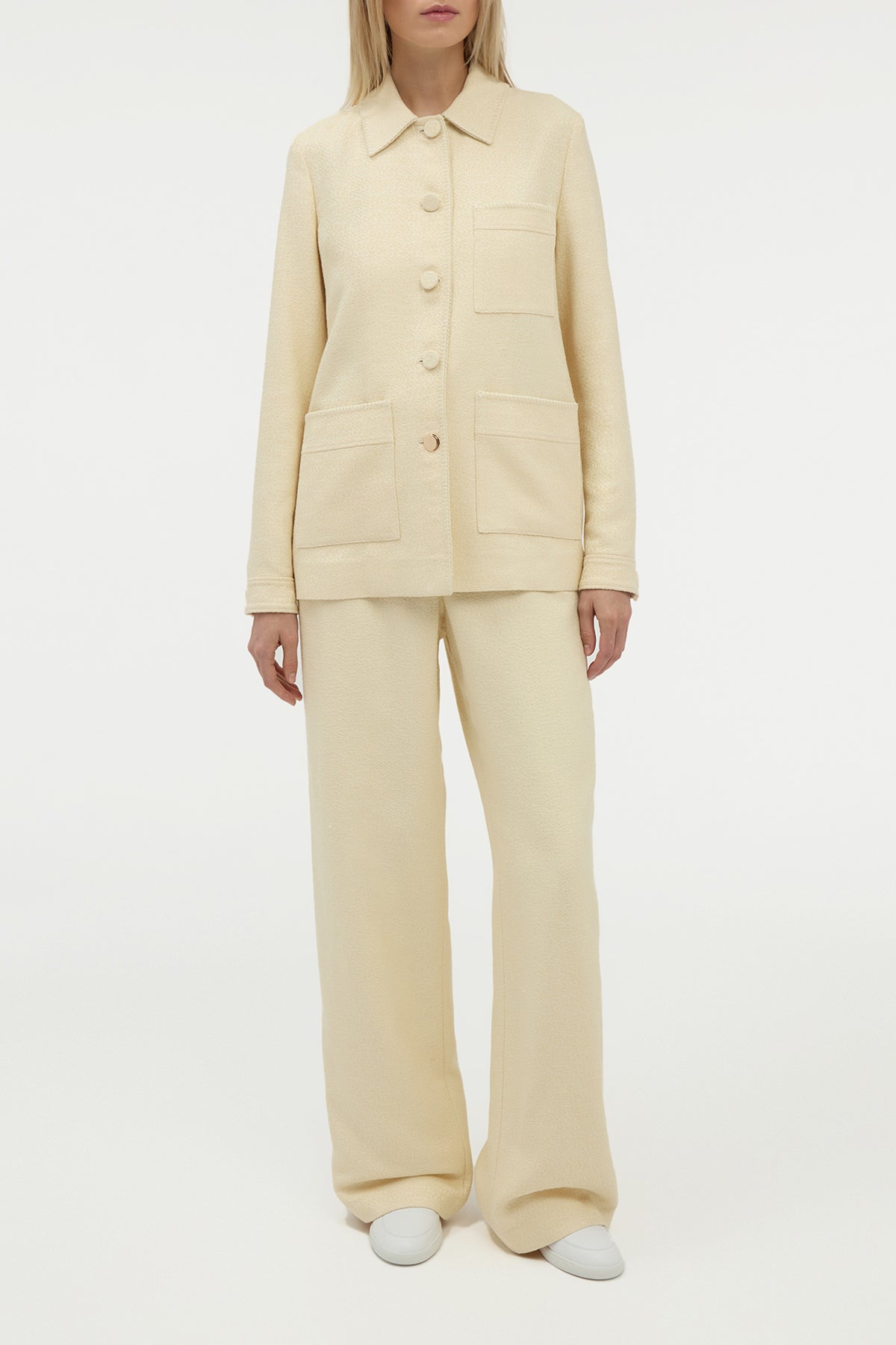 Ivory / Veste Ulu en soie - Ivory