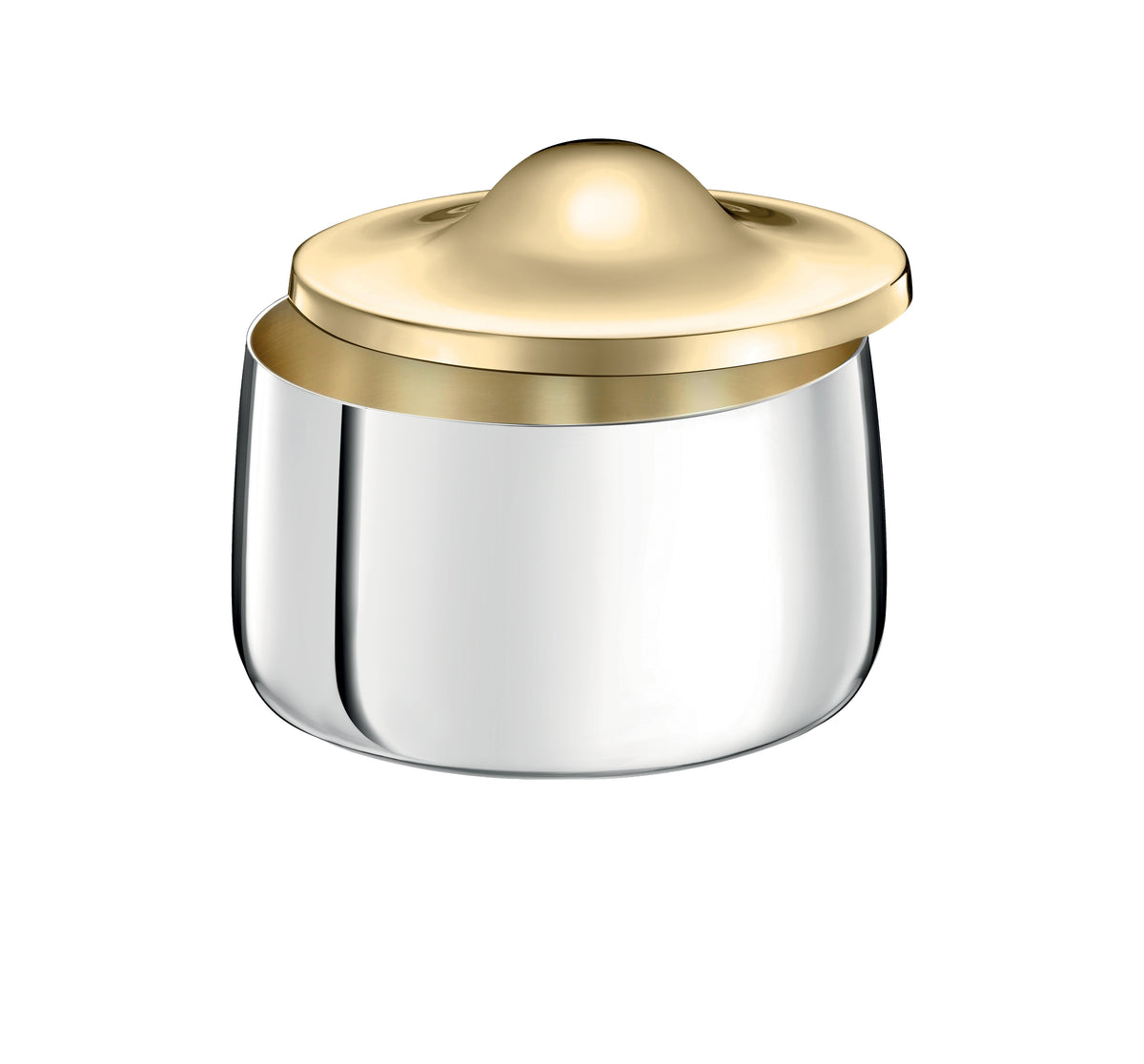 Round silver-plated box - Silver