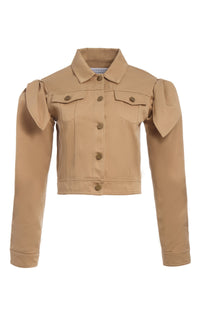 Camel / Veste Briella en coton - Camel