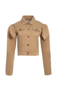 Camel / Veste Briella en coton - Camel