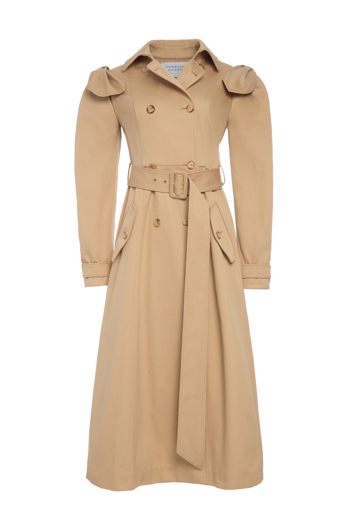 Camel / Manteau Benedict en coton - Camel