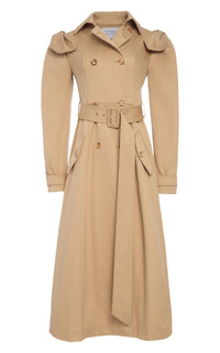 Camel / Manteau Benedict en coton - Camel