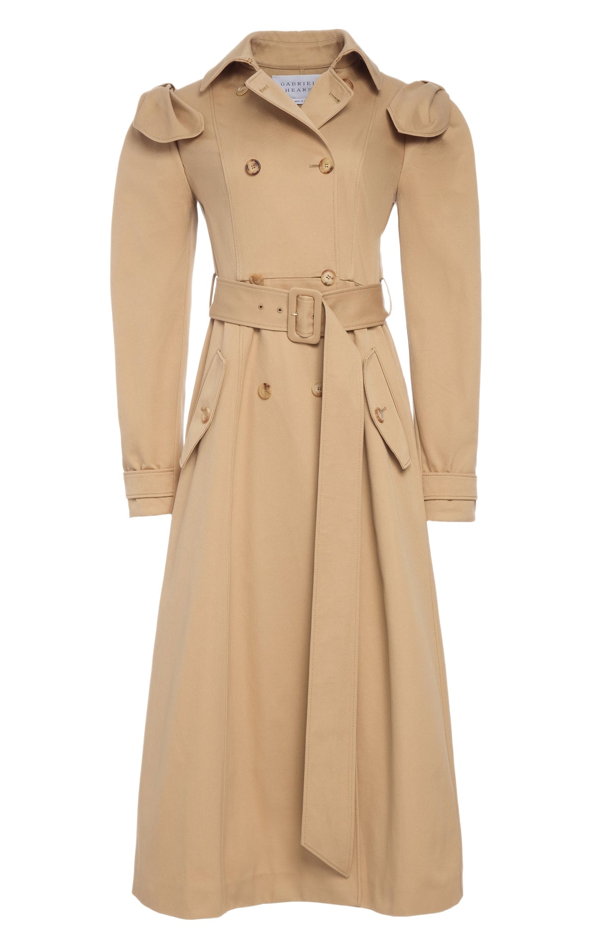 Camel / Manteau Benedict en coton - Camel