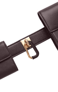 Bordeaux / Ceinture Tool en cuir - Bordeaux