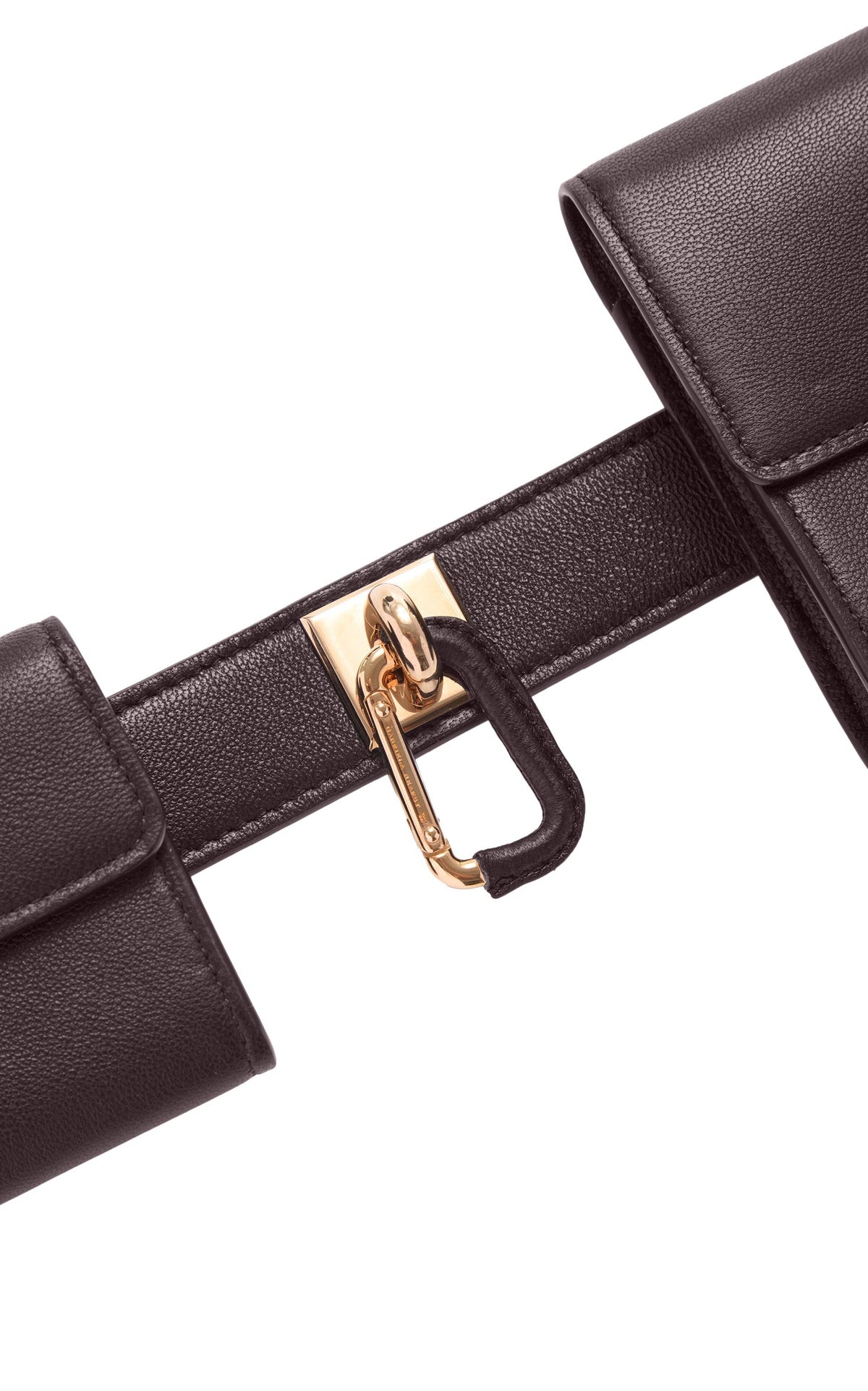 Bordeaux / Ceinture Tool en cuir - Bordeaux