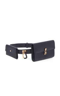 Navy / Ceinture Tool en cuir - Navy